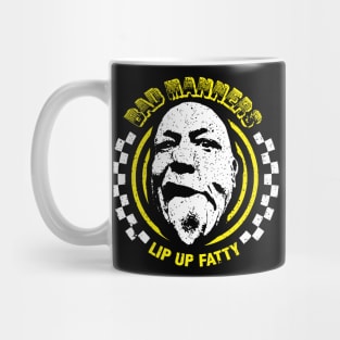 Bad Manners Lip Up Fatty Mug